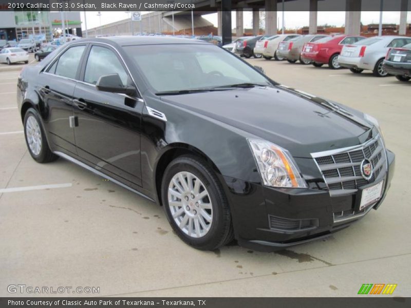 Black Raven / Cashmere/Cocoa 2010 Cadillac CTS 3.0 Sedan