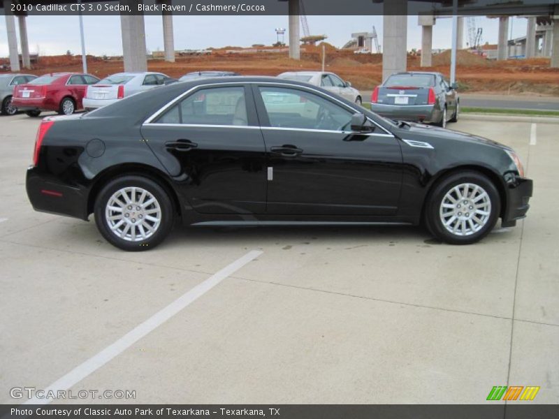 Black Raven / Cashmere/Cocoa 2010 Cadillac CTS 3.0 Sedan