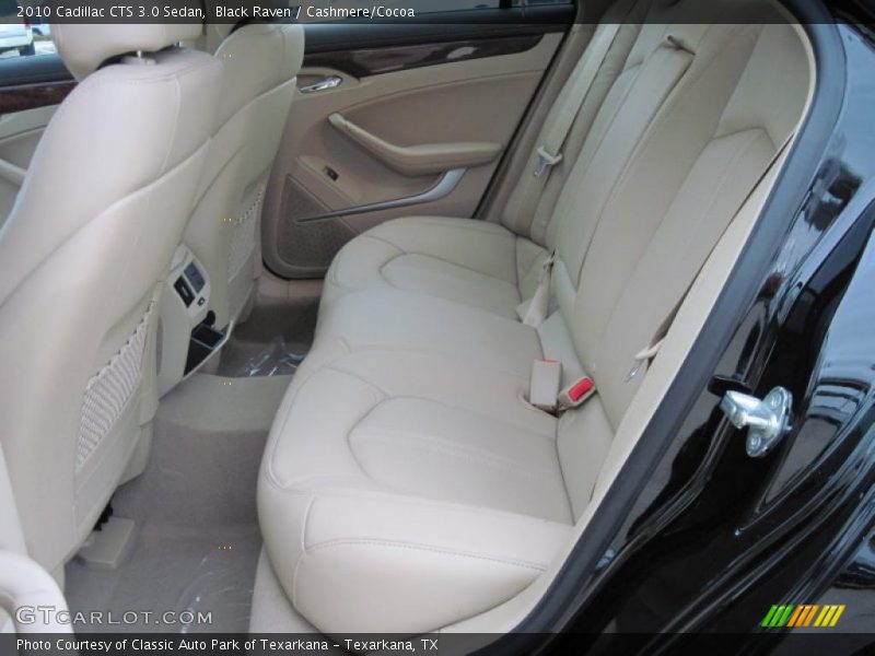 Black Raven / Cashmere/Cocoa 2010 Cadillac CTS 3.0 Sedan