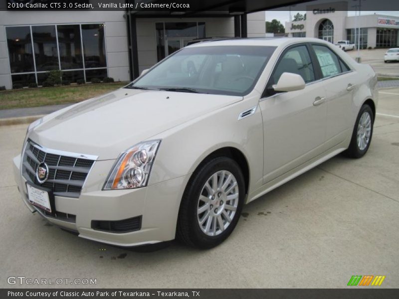 Vanilla Latte / Cashmere/Cocoa 2010 Cadillac CTS 3.0 Sedan