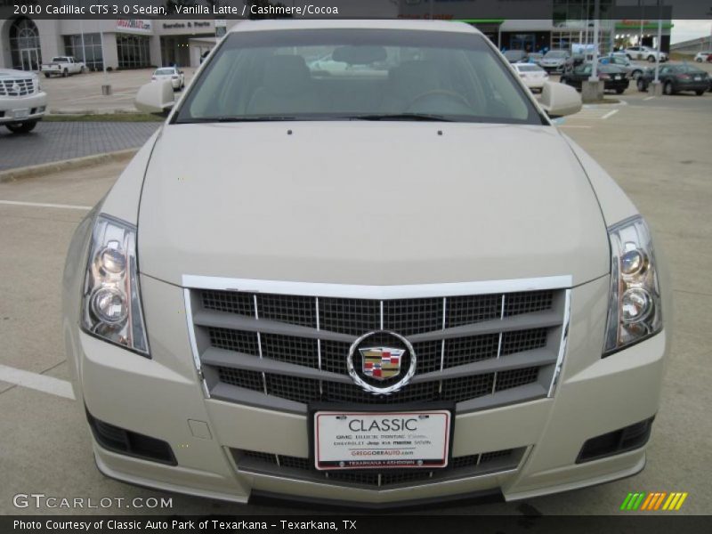 Vanilla Latte / Cashmere/Cocoa 2010 Cadillac CTS 3.0 Sedan