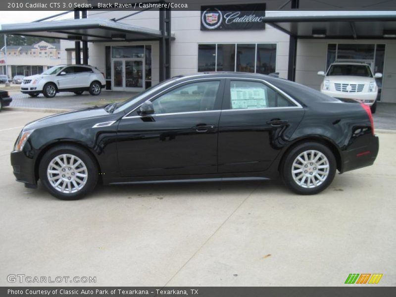 Black Raven / Cashmere/Cocoa 2010 Cadillac CTS 3.0 Sedan