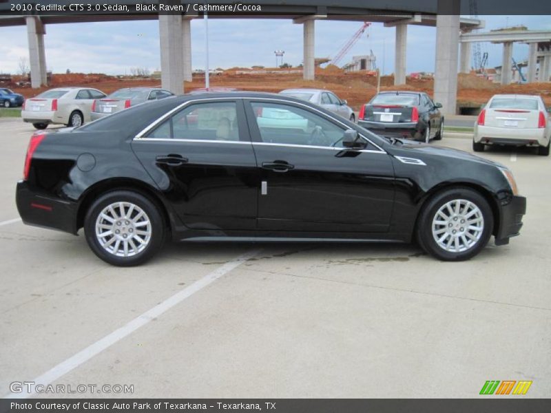 Black Raven / Cashmere/Cocoa 2010 Cadillac CTS 3.0 Sedan