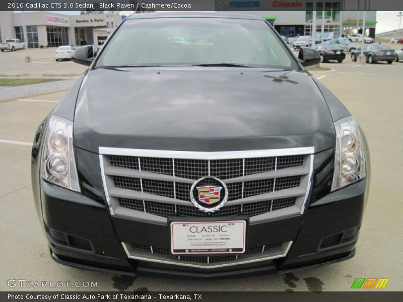 Black Raven / Cashmere/Cocoa 2010 Cadillac CTS 3.0 Sedan