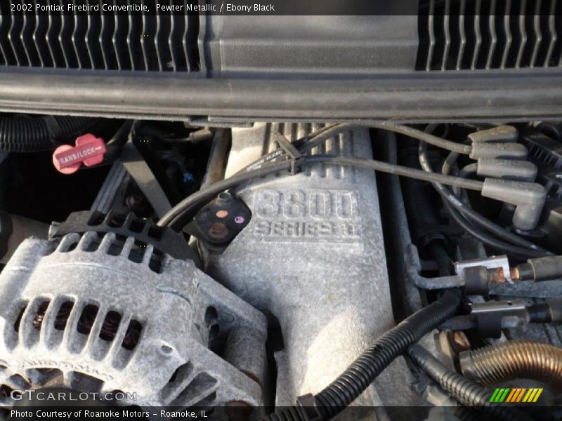 Pewter Metallic / Ebony Black 2002 Pontiac Firebird Convertible