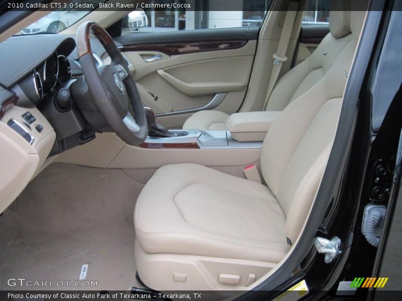 Black Raven / Cashmere/Cocoa 2010 Cadillac CTS 3.0 Sedan