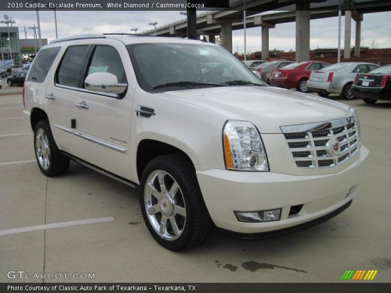 White Diamond / Cashmere/Cocoa 2010 Cadillac Escalade Premium