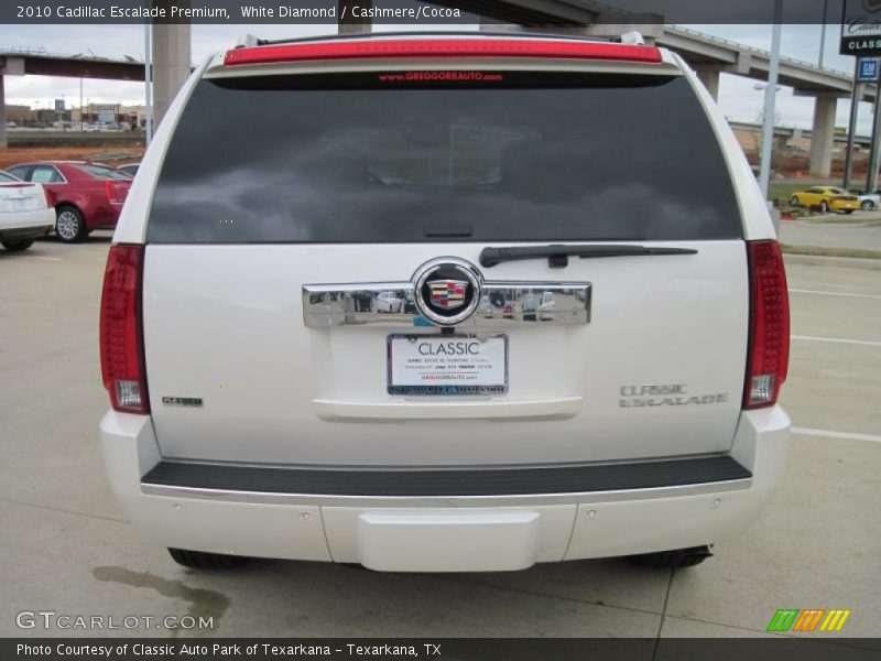 White Diamond / Cashmere/Cocoa 2010 Cadillac Escalade Premium