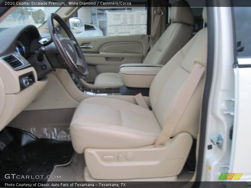 White Diamond / Cashmere/Cocoa 2010 Cadillac Escalade Premium