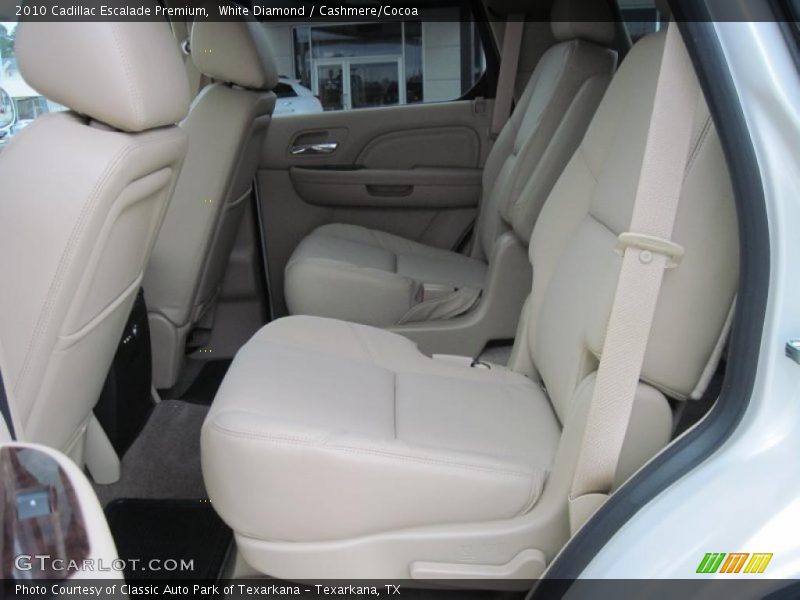 White Diamond / Cashmere/Cocoa 2010 Cadillac Escalade Premium