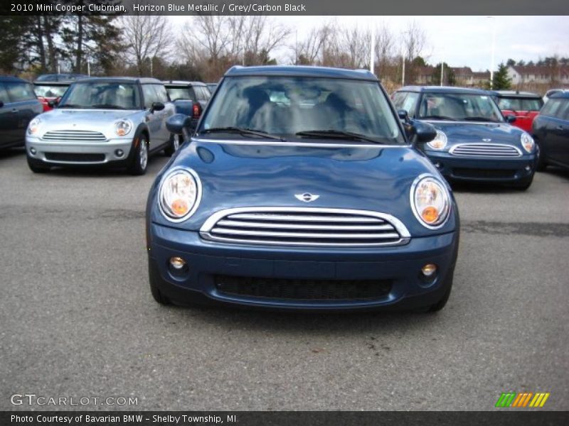 Horizon Blue Metallic / Grey/Carbon Black 2010 Mini Cooper Clubman