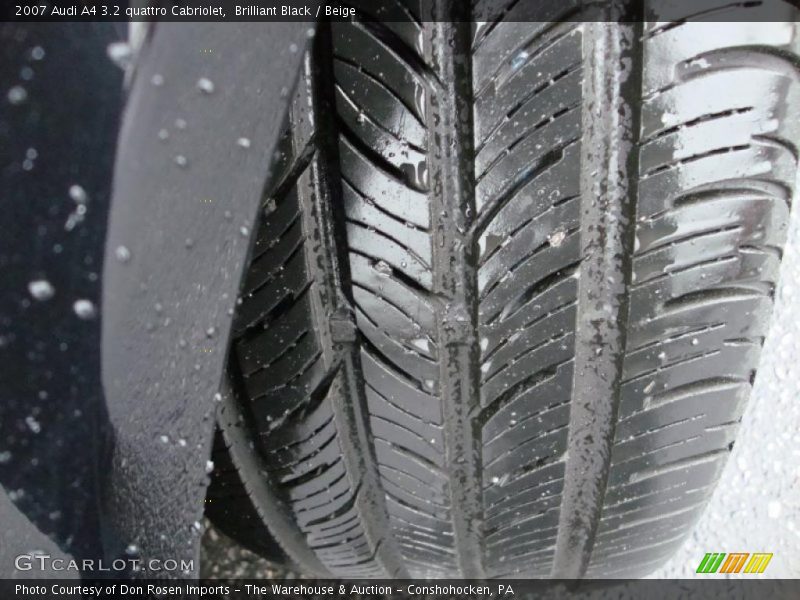 Brilliant Black / Beige 2007 Audi A4 3.2 quattro Cabriolet