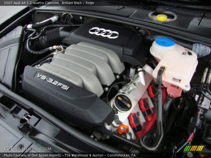 Brilliant Black / Beige 2007 Audi A4 3.2 quattro Cabriolet