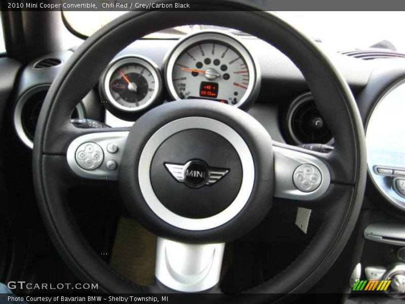 Chili Red / Grey/Carbon Black 2010 Mini Cooper Convertible