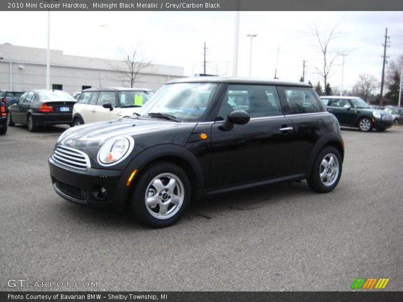 Midnight Black Metallic / Grey/Carbon Black 2010 Mini Cooper Hardtop