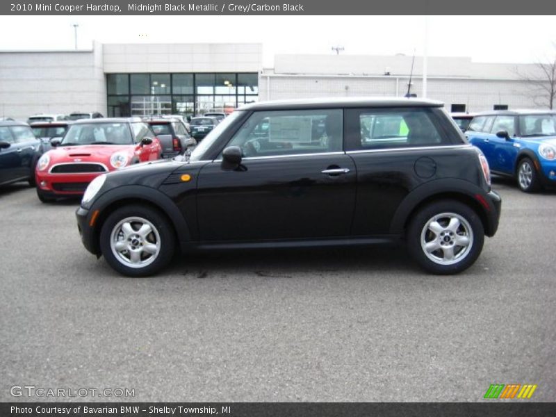 Midnight Black Metallic / Grey/Carbon Black 2010 Mini Cooper Hardtop