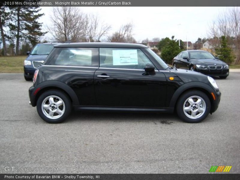 Midnight Black Metallic / Grey/Carbon Black 2010 Mini Cooper Hardtop