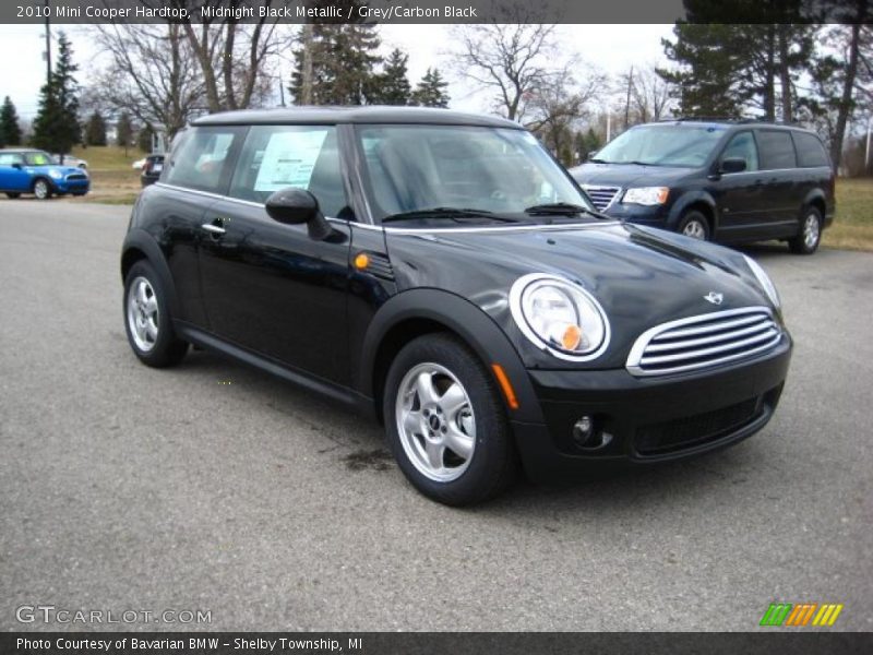 Midnight Black Metallic / Grey/Carbon Black 2010 Mini Cooper Hardtop