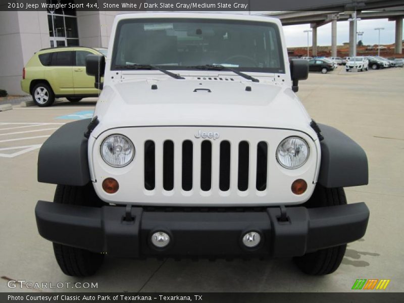 Stone White / Dark Slate Gray/Medium Slate Gray 2010 Jeep Wrangler Sport 4x4