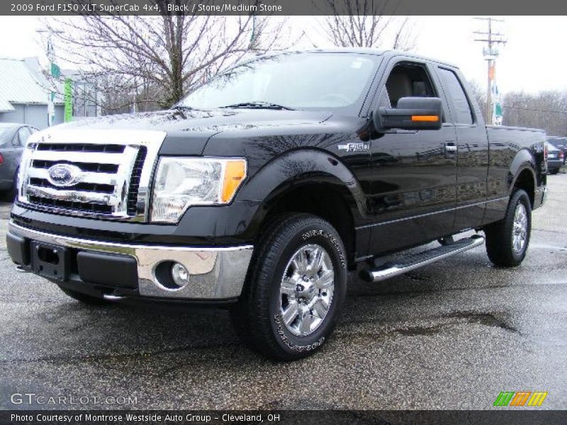 Black / Stone/Medium Stone 2009 Ford F150 XLT SuperCab 4x4