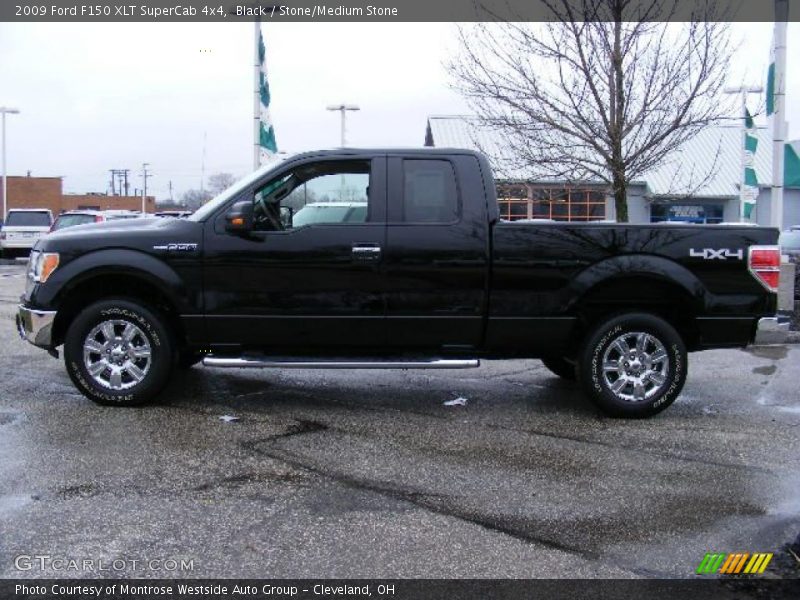 Black / Stone/Medium Stone 2009 Ford F150 XLT SuperCab 4x4