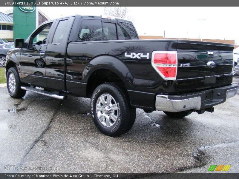 Black / Stone/Medium Stone 2009 Ford F150 XLT SuperCab 4x4