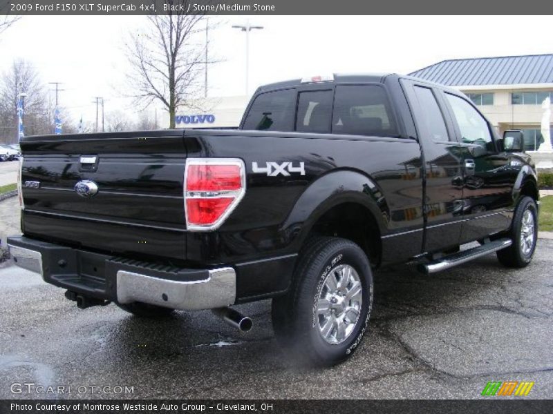 Black / Stone/Medium Stone 2009 Ford F150 XLT SuperCab 4x4