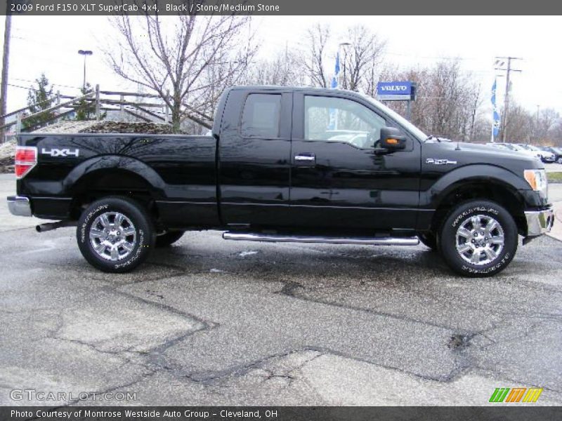 Black / Stone/Medium Stone 2009 Ford F150 XLT SuperCab 4x4
