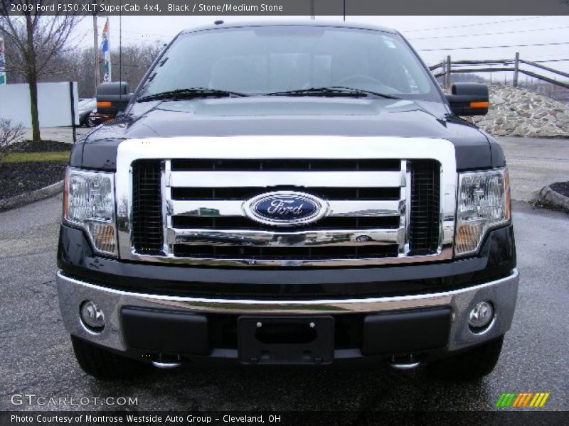 Black / Stone/Medium Stone 2009 Ford F150 XLT SuperCab 4x4