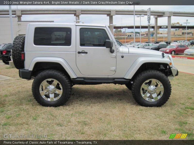 Bright Silver Metallic / Dark Slate Gray/Medium Slate Gray 2010 Jeep Wrangler Sahara 4x4