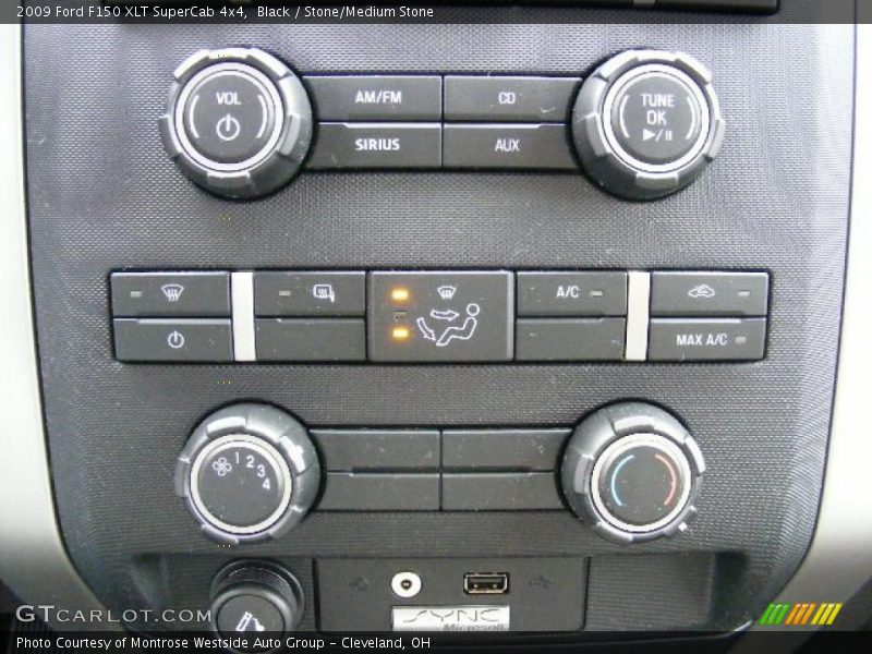 Black / Stone/Medium Stone 2009 Ford F150 XLT SuperCab 4x4