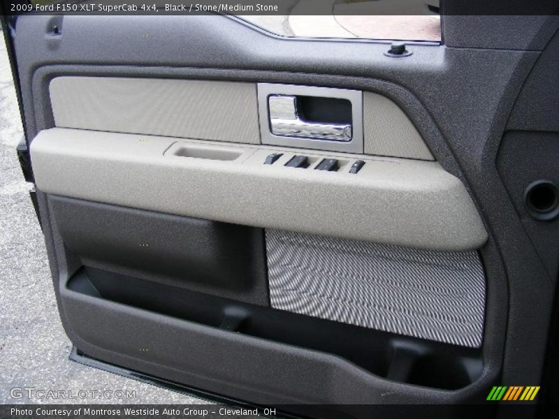 Black / Stone/Medium Stone 2009 Ford F150 XLT SuperCab 4x4