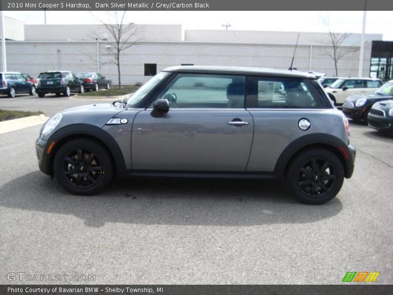 Dark Silver Metallic / Grey/Carbon Black 2010 Mini Cooper S Hardtop