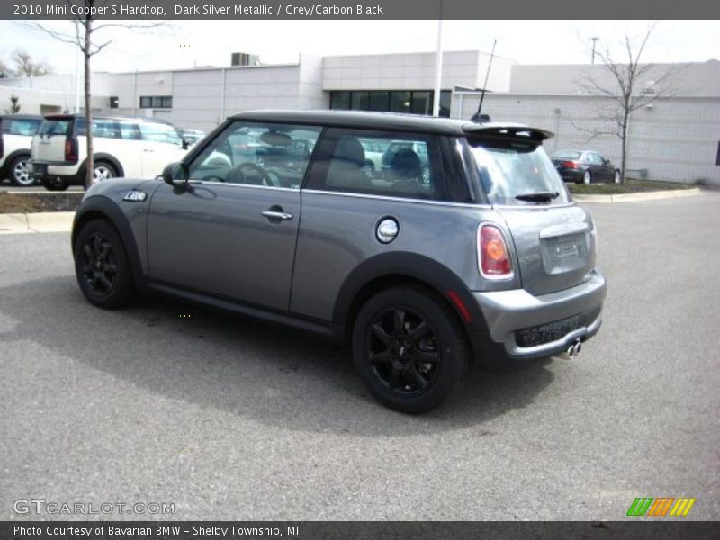 Dark Silver Metallic / Grey/Carbon Black 2010 Mini Cooper S Hardtop