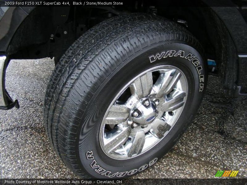 Black / Stone/Medium Stone 2009 Ford F150 XLT SuperCab 4x4