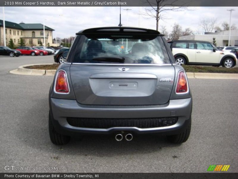Dark Silver Metallic / Grey/Carbon Black 2010 Mini Cooper S Hardtop
