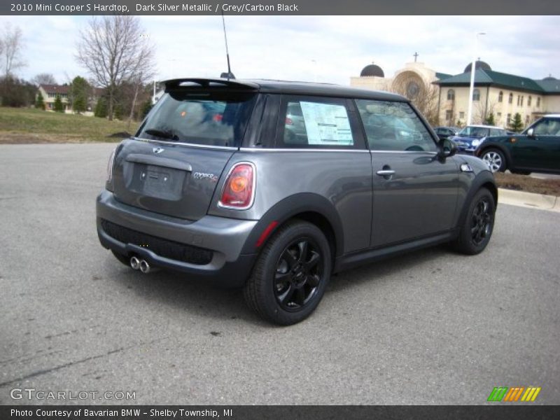 Dark Silver Metallic / Grey/Carbon Black 2010 Mini Cooper S Hardtop