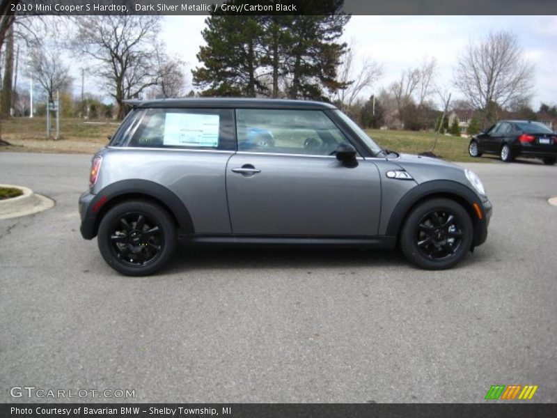 Dark Silver Metallic / Grey/Carbon Black 2010 Mini Cooper S Hardtop