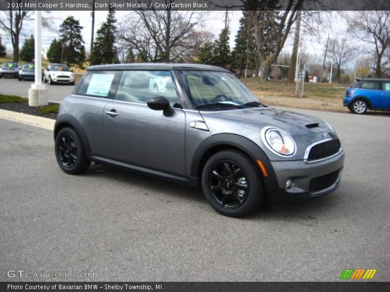 Dark Silver Metallic / Grey/Carbon Black 2010 Mini Cooper S Hardtop