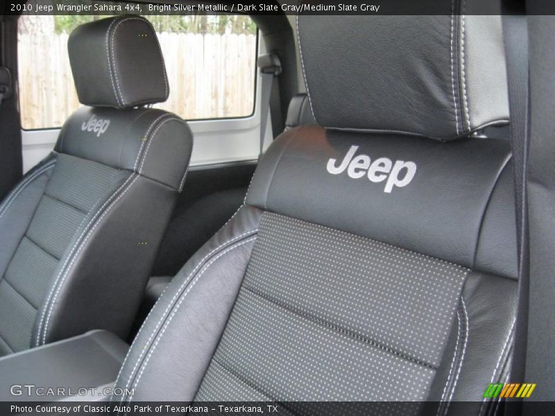 Bright Silver Metallic / Dark Slate Gray/Medium Slate Gray 2010 Jeep Wrangler Sahara 4x4