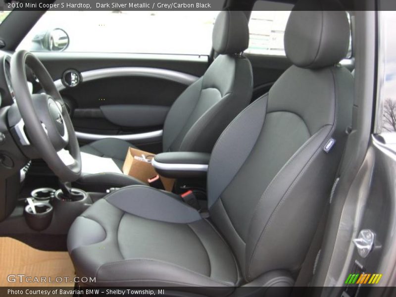 Dark Silver Metallic / Grey/Carbon Black 2010 Mini Cooper S Hardtop