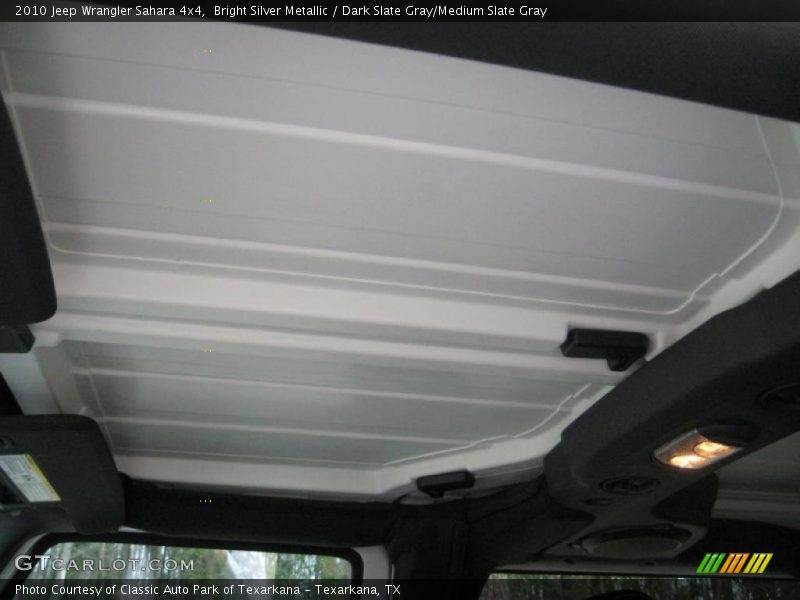 Bright Silver Metallic / Dark Slate Gray/Medium Slate Gray 2010 Jeep Wrangler Sahara 4x4