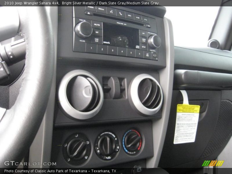 Bright Silver Metallic / Dark Slate Gray/Medium Slate Gray 2010 Jeep Wrangler Sahara 4x4