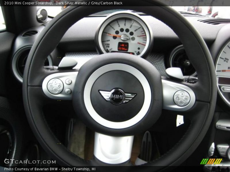 Dark Silver Metallic / Grey/Carbon Black 2010 Mini Cooper S Hardtop