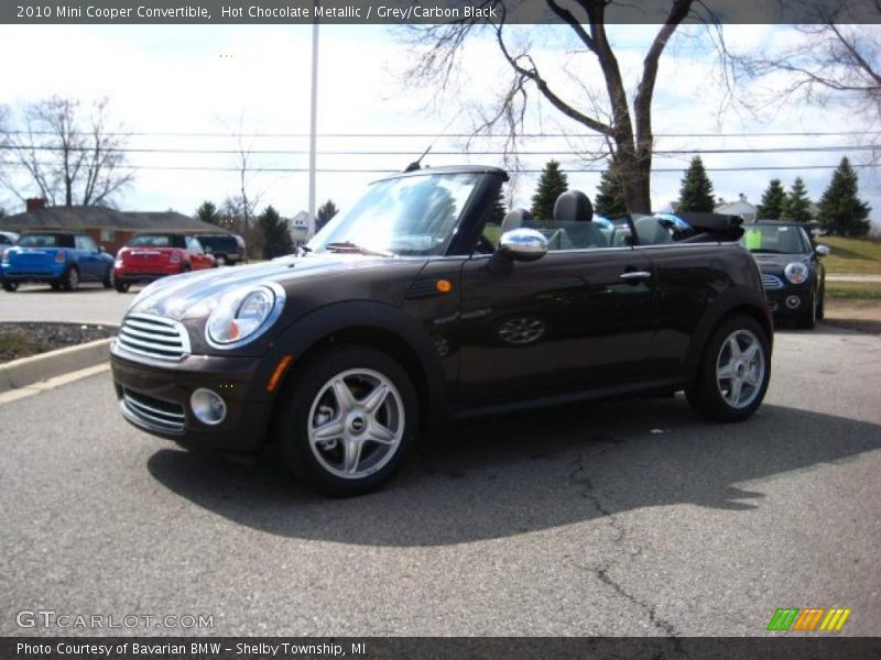 Hot Chocolate Metallic / Grey/Carbon Black 2010 Mini Cooper Convertible