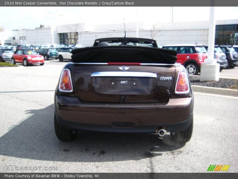 Hot Chocolate Metallic / Grey/Carbon Black 2010 Mini Cooper Convertible