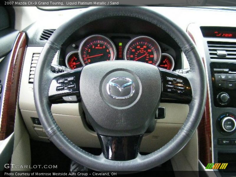 Liquid Platinum Metallic / Sand 2007 Mazda CX-9 Grand Touring