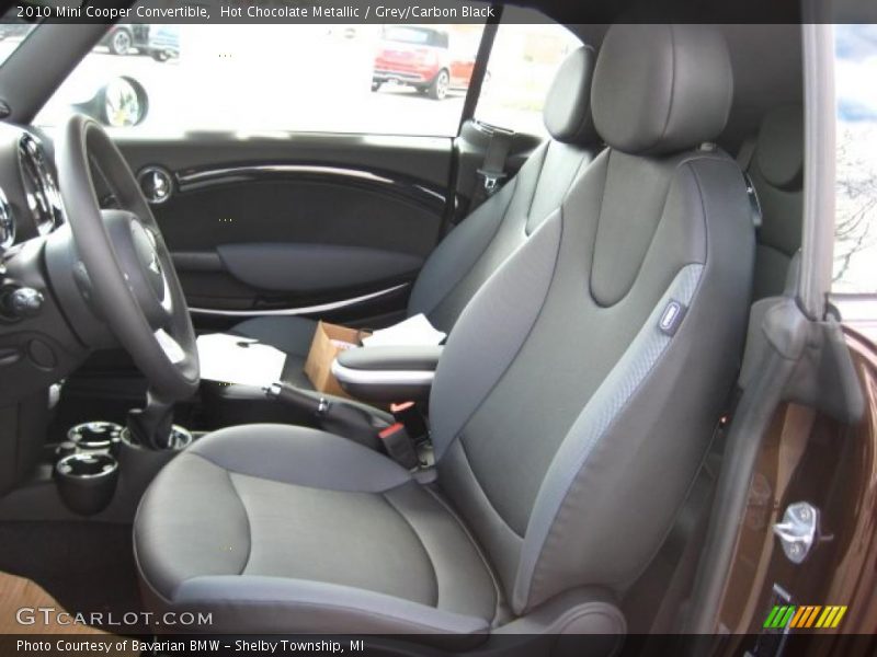 Hot Chocolate Metallic / Grey/Carbon Black 2010 Mini Cooper Convertible