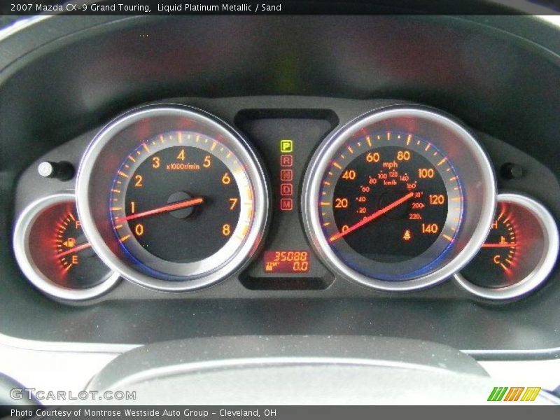 Liquid Platinum Metallic / Sand 2007 Mazda CX-9 Grand Touring