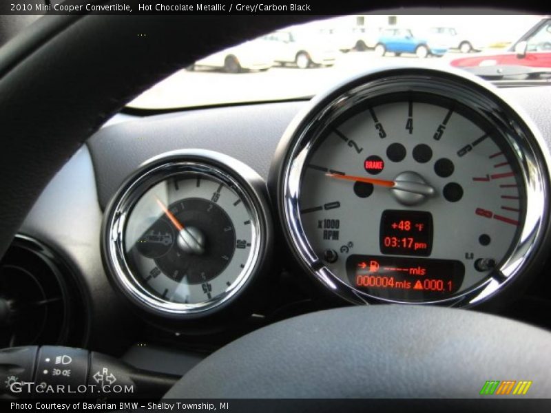 Hot Chocolate Metallic / Grey/Carbon Black 2010 Mini Cooper Convertible